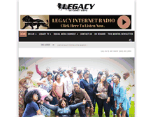 Tablet Screenshot of legacyinternetradio.com